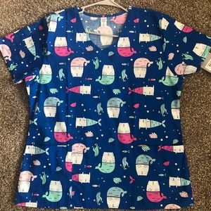 Pediatric scrub top